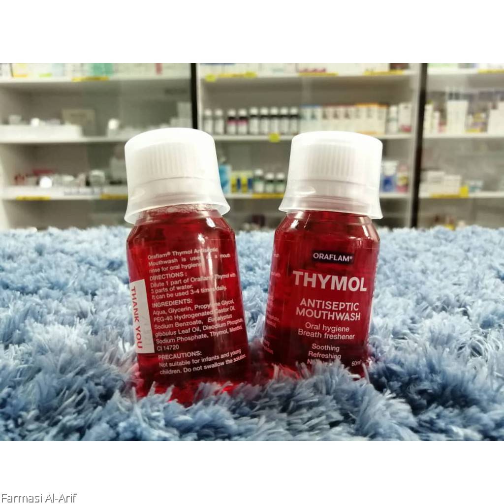 ORAFLAM THYMOL MOUTHWASH 120ML