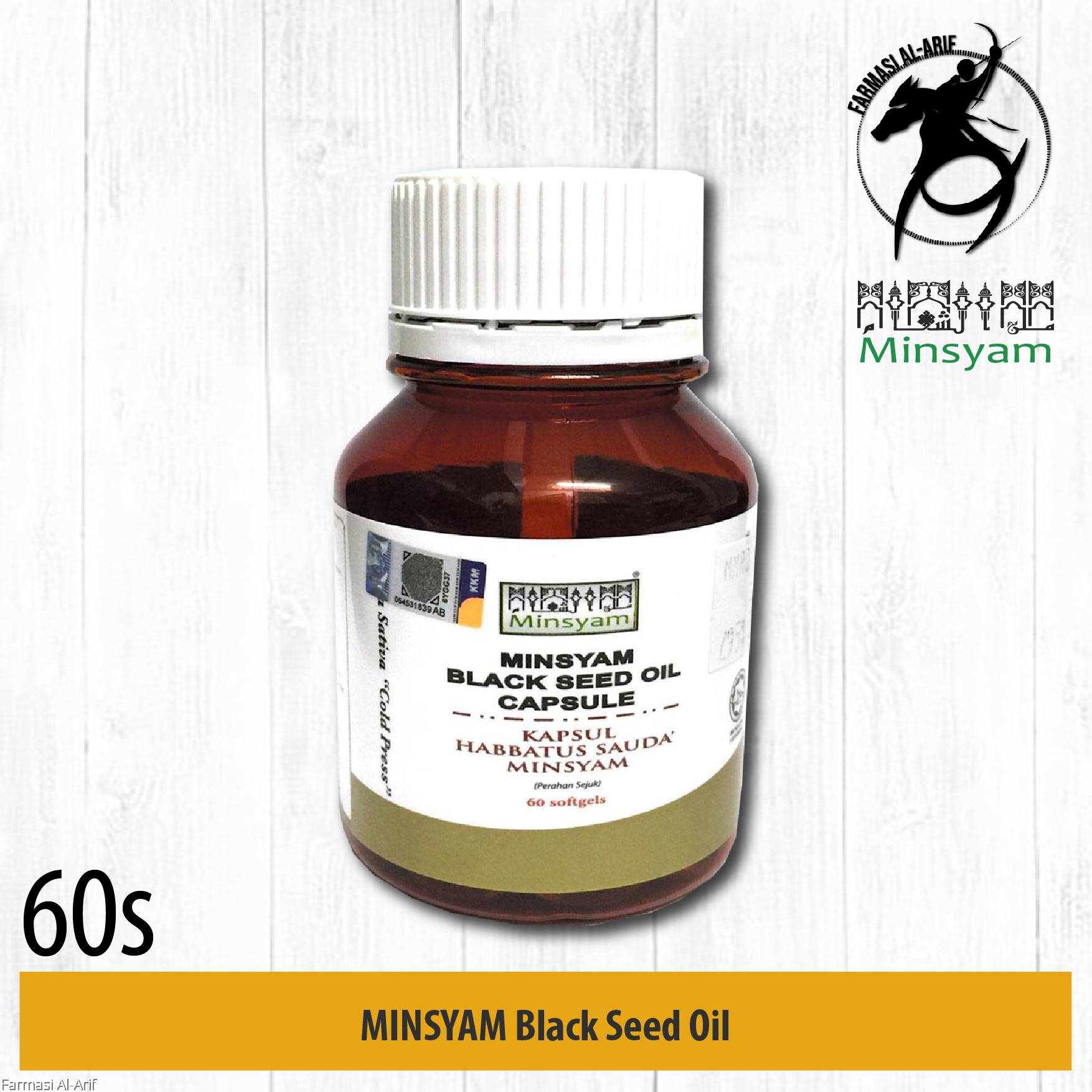 MINSYAM BLACK SEED OIL 60`S