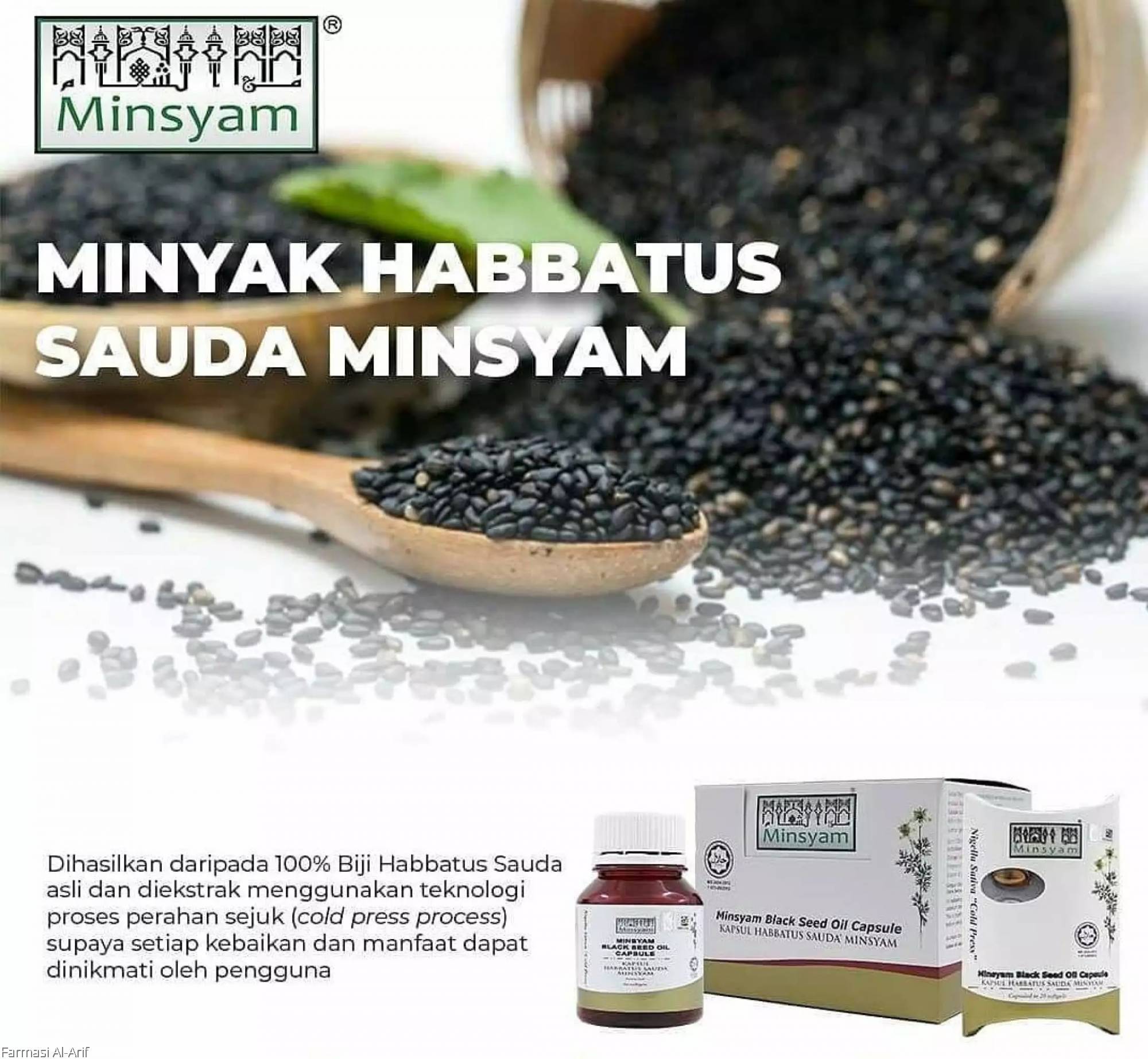 MINSYAM BLACK SEED OIL 60`S