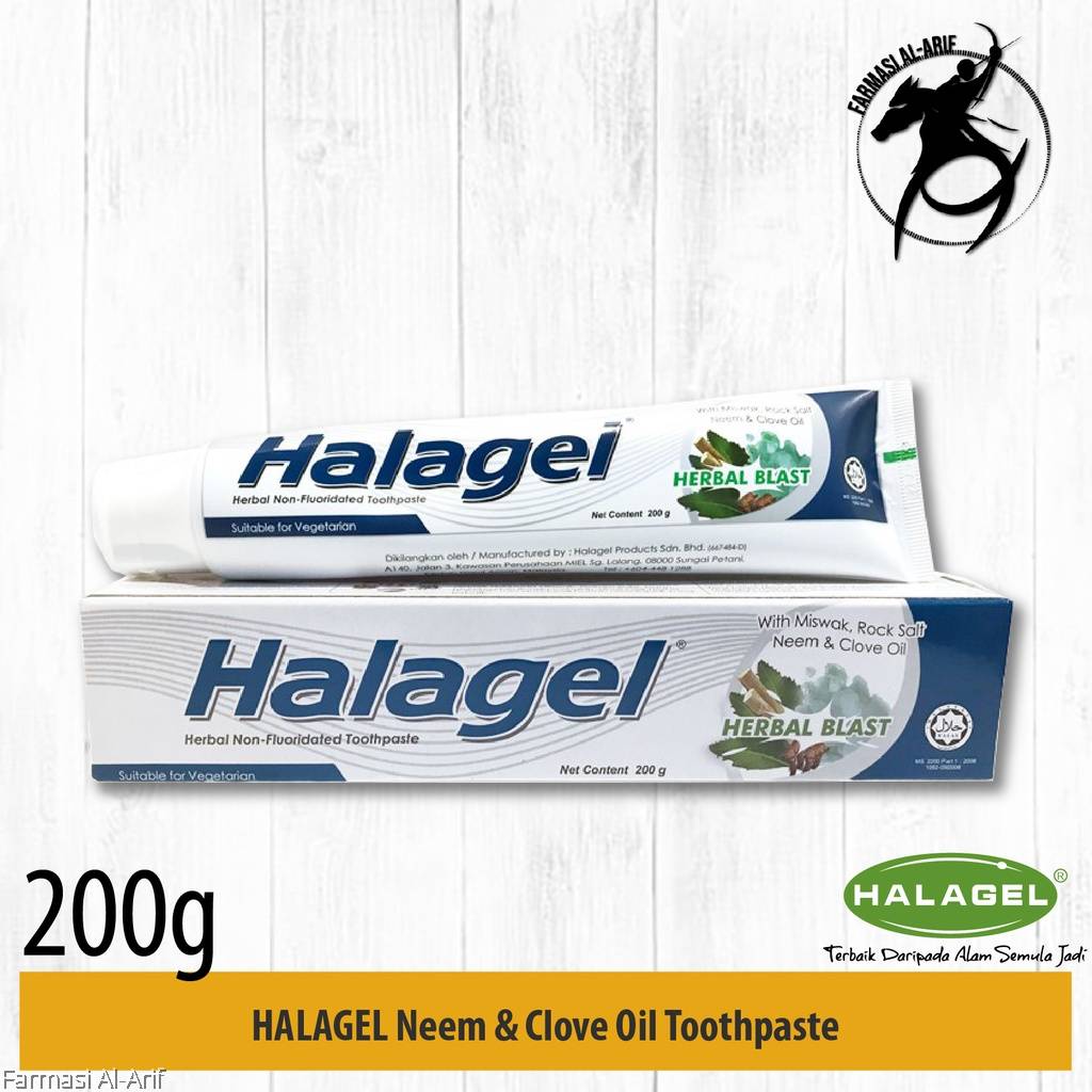 HALAGEL Neem & Clove Oil Toothpaste 200gm