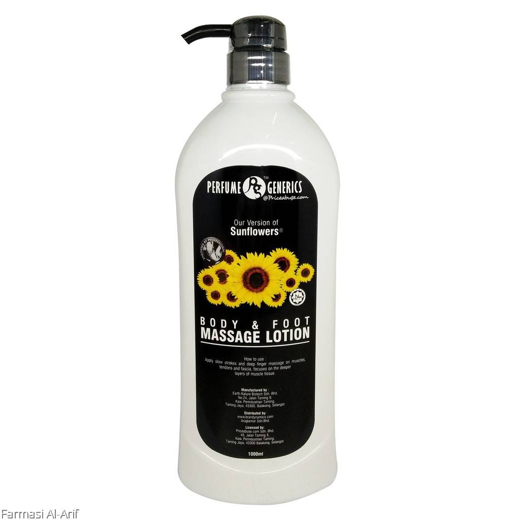 Perfume Generics Body & Foot Massage Lotion 1000ml