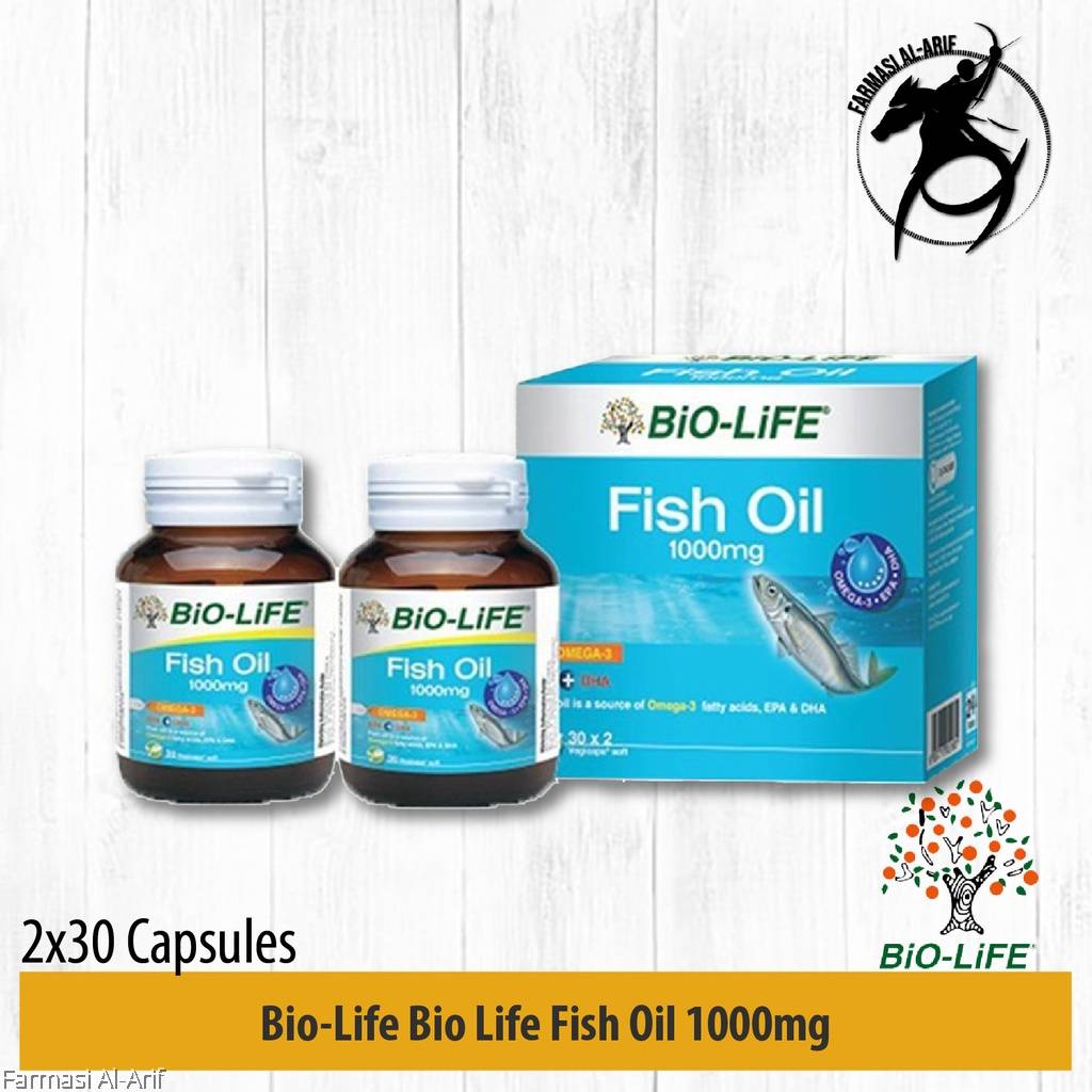 BioLife Fish Oil 1000mg 2x30s