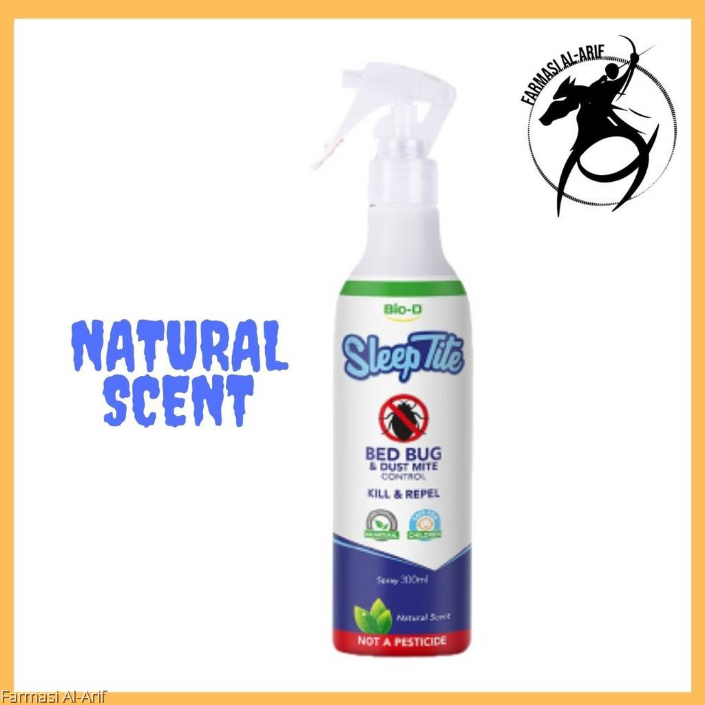 BioD Sleep Tite Bed Bug & Dust Mite Control Kill Repel 300ml [Natural
