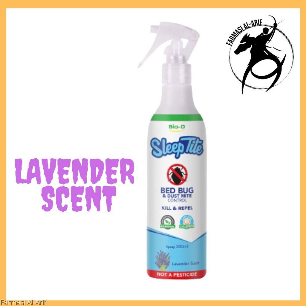 BioD Sleep Tite Bed Bug & Dust Mite Control Kill Repel 300ml [Natural