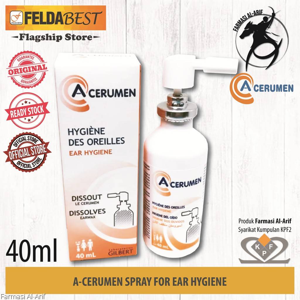 Acerumen spray for ear hygiene 40ml