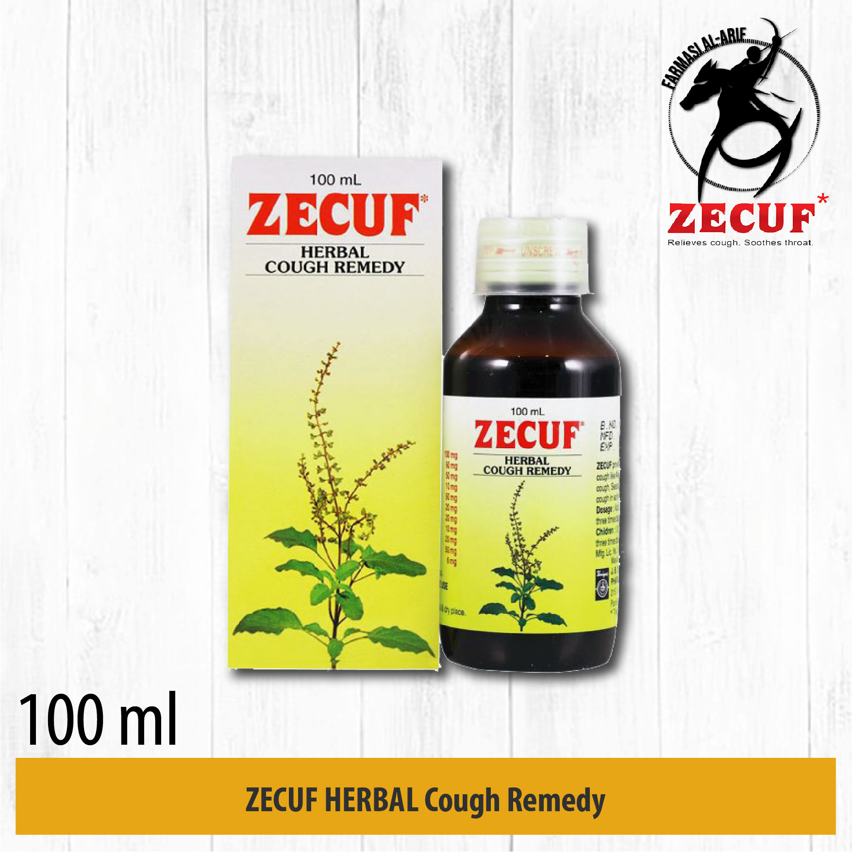 ZECUF Herbal Cough Remedy (100ml)