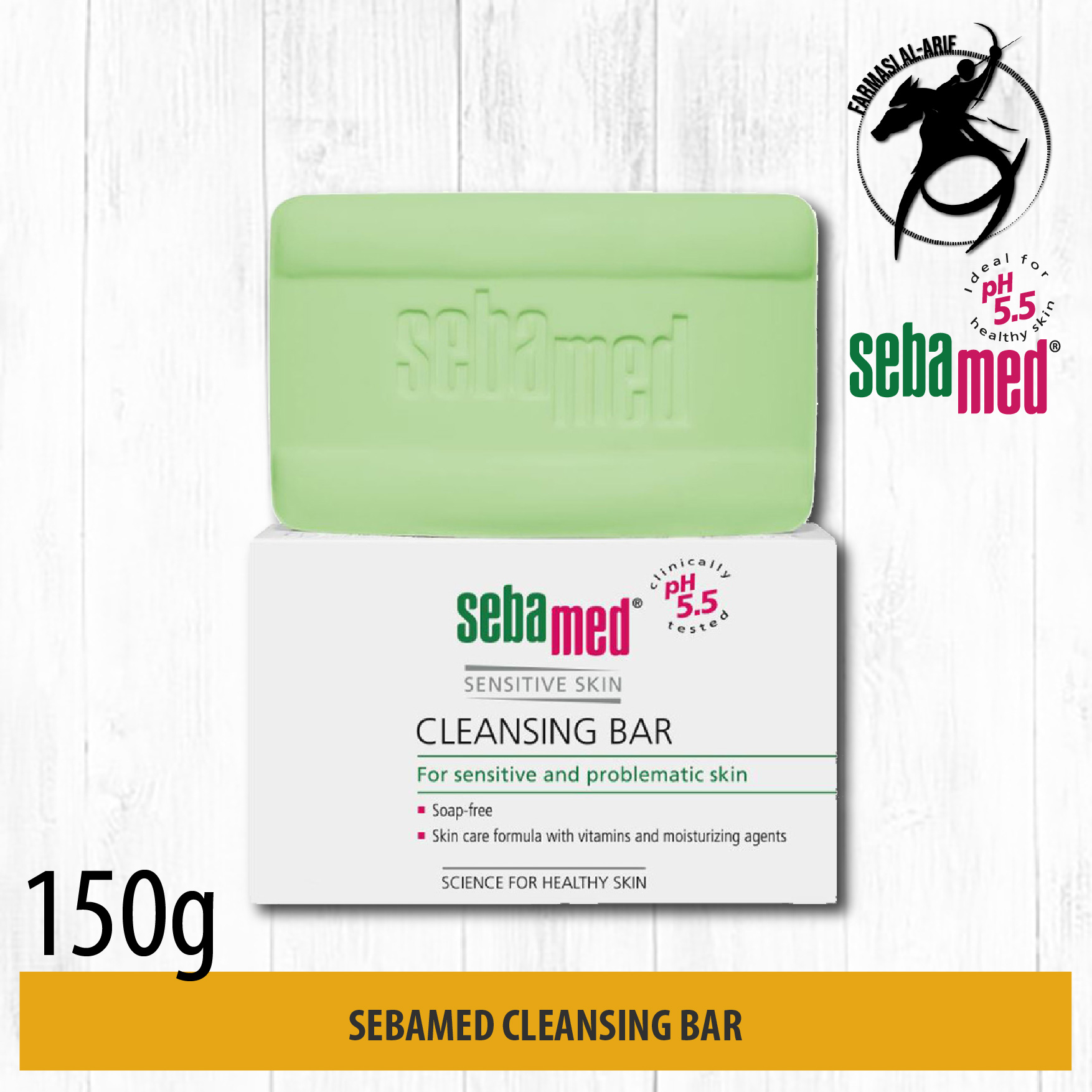 SEBAMED CLEANSING BAR 150G