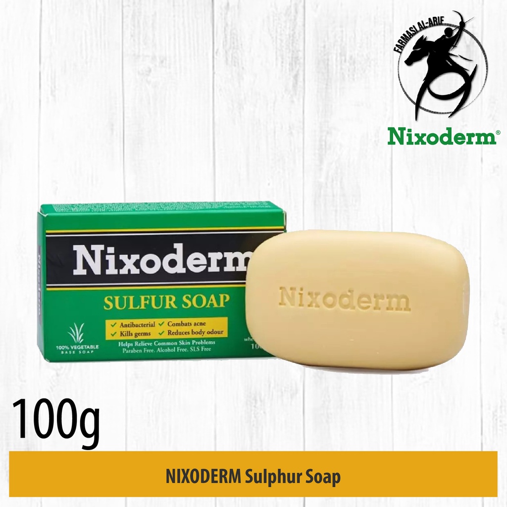 NIXODERM SULPHUR SOAP 100G