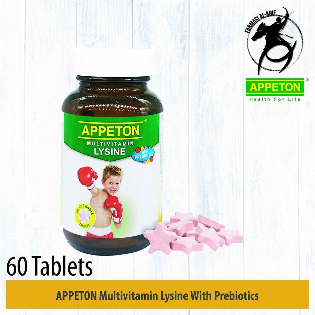 Appeton Multivitamin Lysine With Prebiotics (60's)