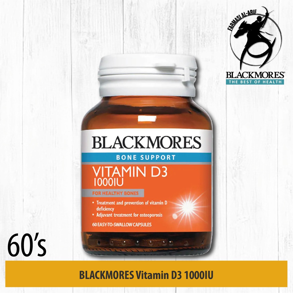 Blackmores Vitamin D3 1000 iU 60's